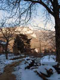 Coucher de soleil sur Narse